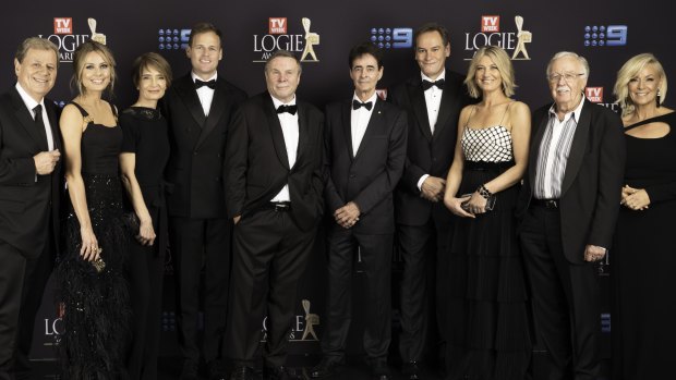 The 60 Minutes team at the 2018 Logies