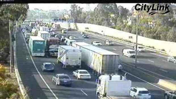 Avoid the Monash outbound this morning after a truck fire.