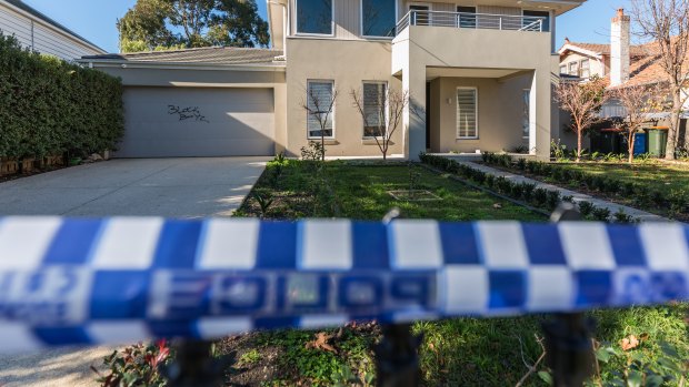 Hawthorn East home that was trashed by Airbnb users on Saturday night. 