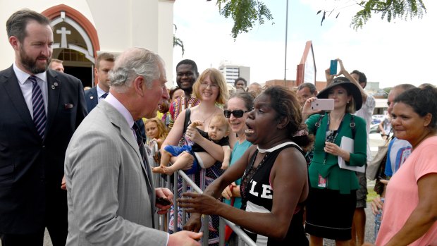  Prince Charles meets Elizabeth Kulla Kulla. 