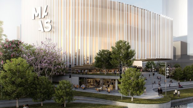 An artist's impression of the new  Powerhouse  museum to be built in Parramatta.