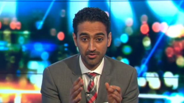 Waleed Aly delivers his editorial, which went viral.