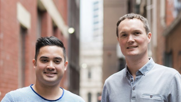 Nathan Airey and Matt Dyer, founders of Bookwell.