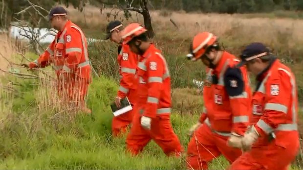 SES search the Wyndham Vale reserve creek area. 