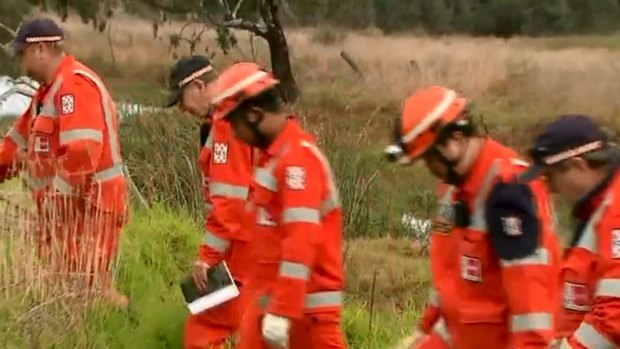 SES search the Wyndham Vale reserve creek area. 