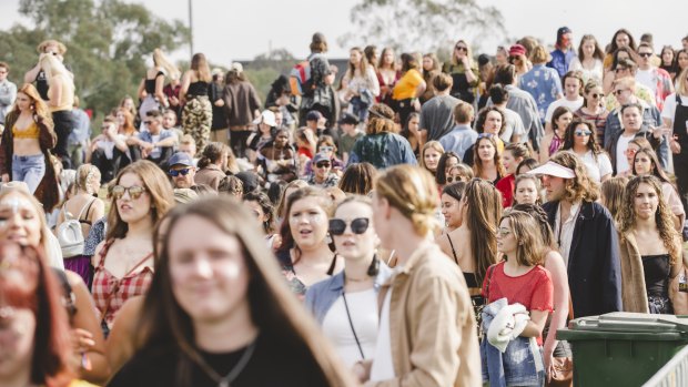 Almost 130 people used the pill testing service at Canberra's Groovin the Moo on Sunday. 