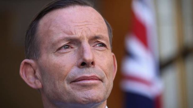  Tony Abbott during his prime ministership.
