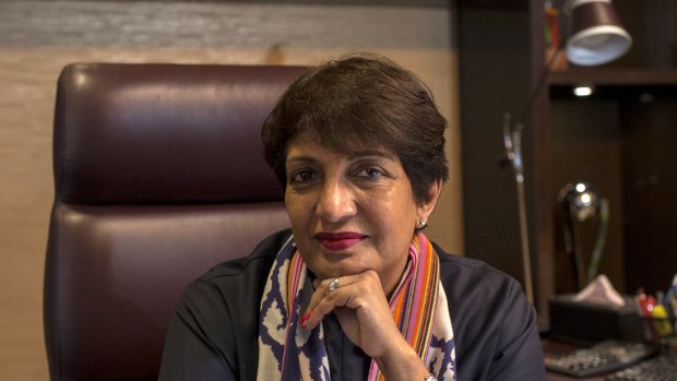 Sima Kamil says being the only female banking CEO in Pakistan is both a ''privilege and a burden'.