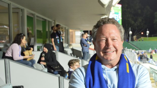 Andrew Forrest bankrolled the World Series Rugby competition.