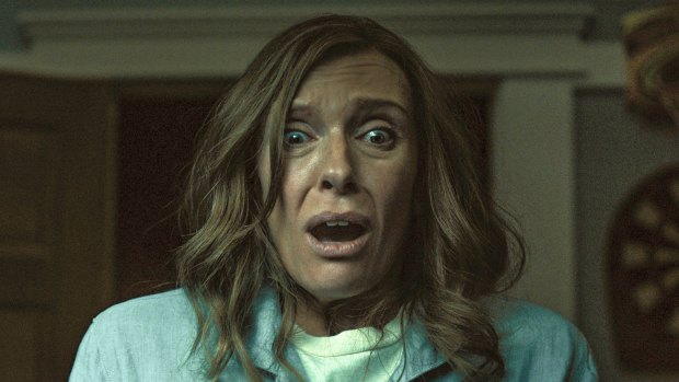 Toni Collette in a scene from "Hereditary".