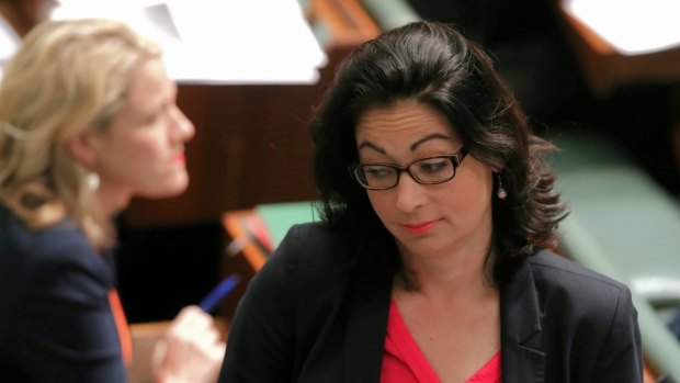 Labor MP Terri Butler is sent out of question time on Thursday.