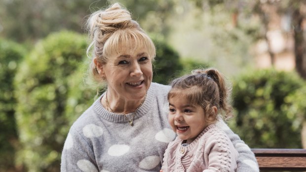 Labour of love: Dunja Erem gets up early two days a week to drive across Sydney to look after her granddaughter, Zoë