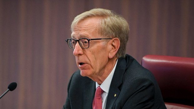 Commissioner Kenneth Hayne at the royal commission into the financial services industry.