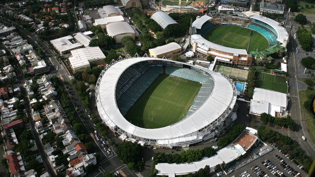 The government is forging ahead with its revised stadiums plan, which includes a revamped Sydney Football Stadium.