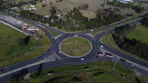 Thompson Road in Melbourne's south east is one of dozens of suburban main roads being upgraded via a PPP.