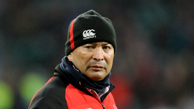 Under pressure: Eddie Jones will lose his job if England under-perform at the World Cup. 
