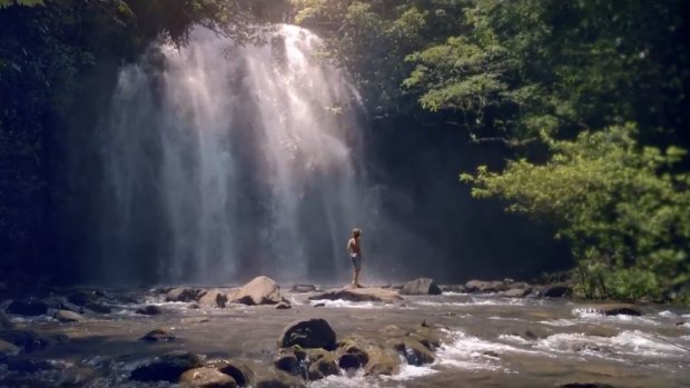 Ellinjaa Falls in north Queensland features in the fresh campaign.