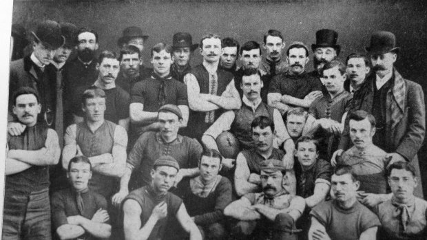 The Melbourne Football Club team of 1886.
