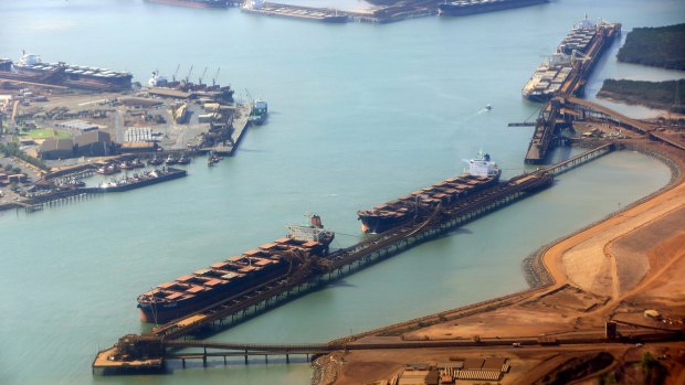 Iron ore exports to China from Port Hedland have dropped to a three-month low.
