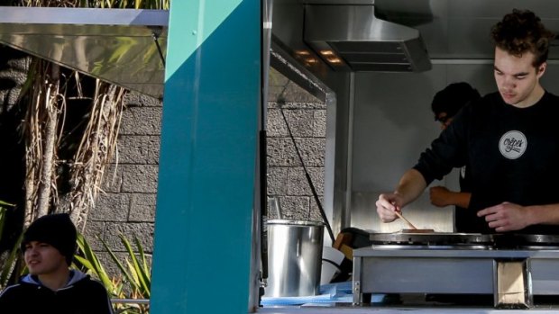 Arts/law student Daniel Poole has founded Crepes for Change, Australia's first not-for-profit food truck. 