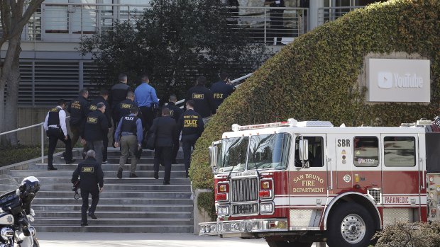 A woman opened fire at YouTube headquarters, wounding some people before fatally shooting herself as terrified employees huddled inside.
