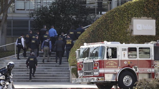 A woman opened fire at YouTube headquarters, wounding some people before fatally shooting herself as terrified employees huddled inside.