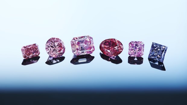Rio Tinto has 63 rare pink and blue diamonds up for sale in 2018.