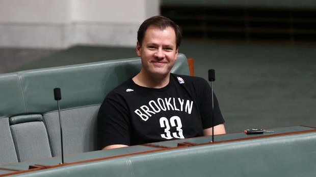 Labor MP Ed Husic during a division in the House of Representatives on the Minerals Resource Rent Tax Repeal. Photo: Alex Ellinghausen