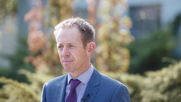 Mental Health Minister Shane Rattenbury, who announced a budget boost for mental health services. 