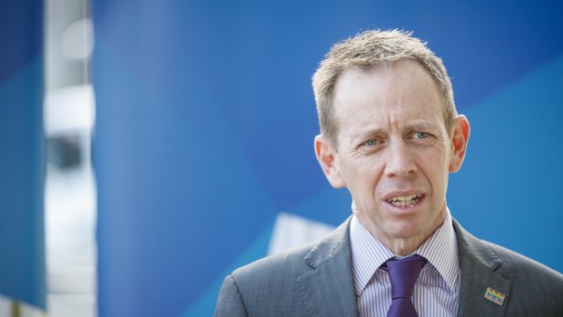 Justice Minister Shane Rattenbury, who has previously outlined a commitment to banning smoking in Canberra's prison. 