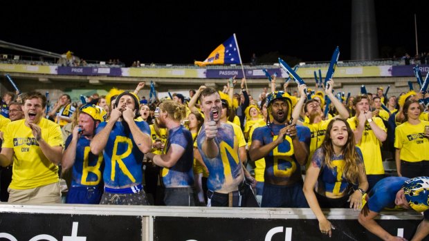The Brumbies want fans back at Canberra Stadium.