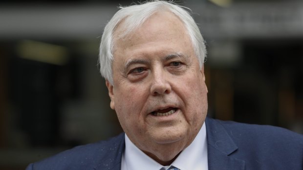 Clive Palmer has announced his party's name will change from the Palmer United Party to the United Australia Party.