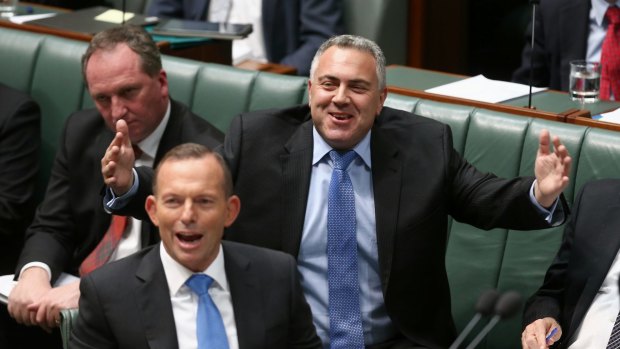 Treasurer Joe Hockey during question time on Wednesday.