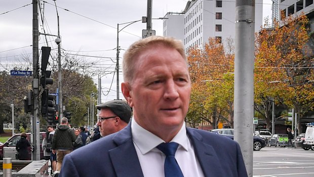 Douglas Snell from Bank of Queensland appears at the Federal Court for the Royal Commission. 