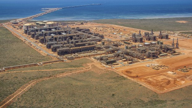 The Chevron-operated Gorgon Project. off WA's coast.