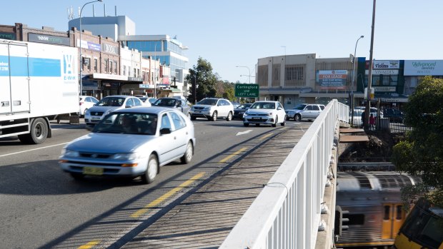 Beecroft Road, where it crosses the train lines at Epping Station, is going to be widened. 
