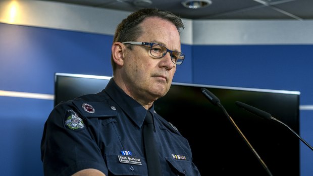 Ross Guenther, head of Victoria Police counter-terrorism command.
