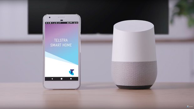 Control your Telstra smart home with the app, or a smart speaker.