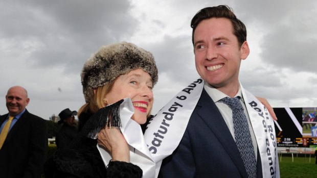 Co-trainers Gai Waterhouse and Adrian Bott are hoping to be all smiles after the Golden Slipper.