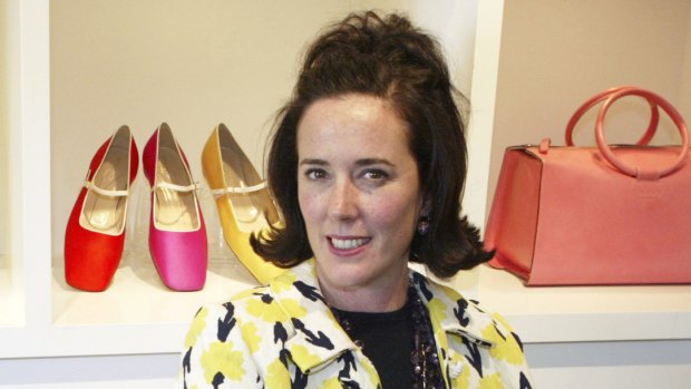 Kate Spade during an interview in New York in 2004.