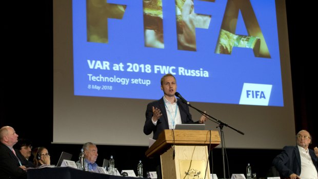 FIFA’s technology innovation department chief Johannes Holzmueller.