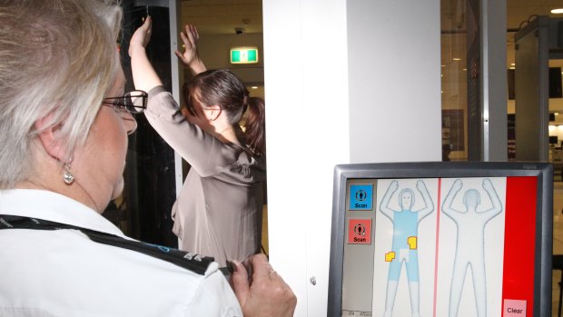 Full body scanners are currently used at international screening points. 