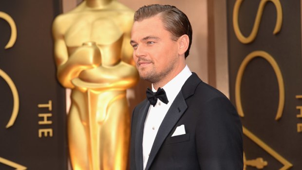 Leonardo DiCaprio on the red carpet.