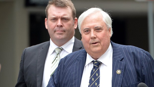 Clive Palmer said he was the victim of a political witch hunt.