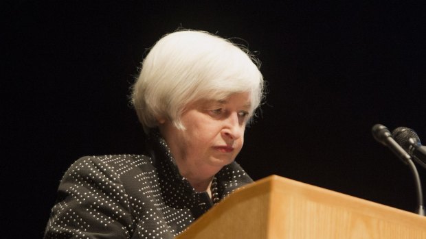Janet Yellen's hints of a rate rise later this year spooked gold traders.