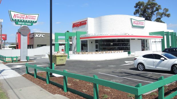 Doughnut giant Krispy Kreme opens its second drive through.