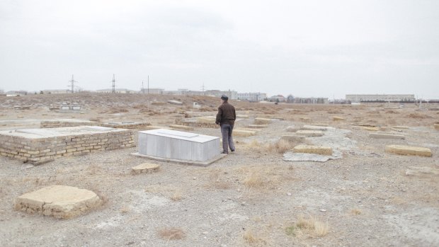 A Jewish cemetery in Bukhara, Uzbekistan.