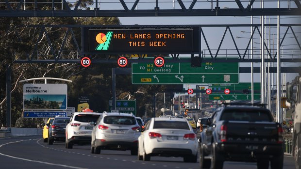 New lanes on the Tullamarine Freeway are finally open, and the government says they have slashed travel times.