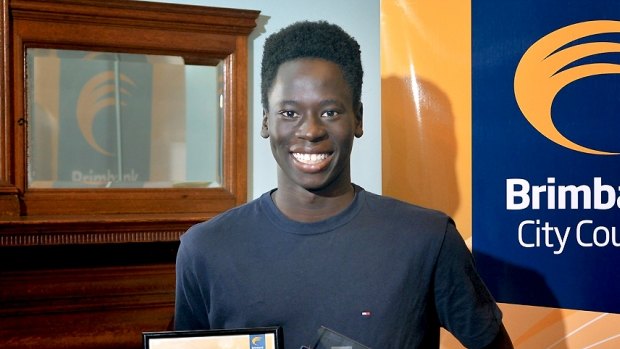 Fast bowler Akon Mawien was named “athlete of the year” in the 2014 Brimbank Sports Awards before he was injured and later committed burglaries on two jewellery stores.