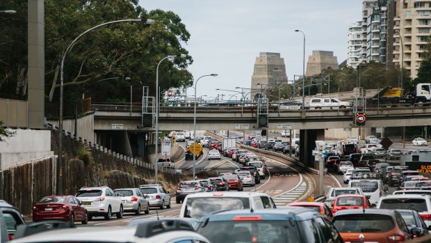 Sydney's roads are struggling to cope with traffic. 